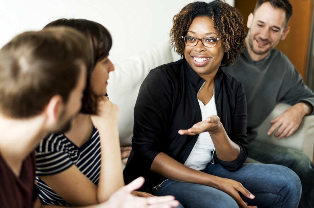RFQ - Friends Talking together